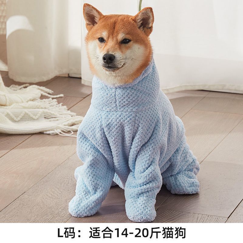 宠物吸水毛巾加厚速干泰迪比熊狗狗浴巾猫咪擦澡巾洗澡不粘毛浴袍|undefined