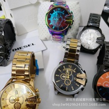 外贸爆款迪赛卡DZ4318 偏光大表盘男士计时石英手表DZ4280 DZ手表