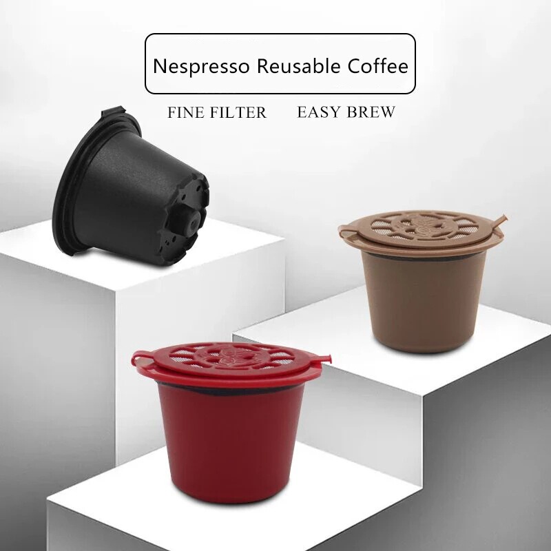 nespresso Coffee Machine Nespaiso Capsule Shell Fill Filter Reuse Nestle Coffee Capsules