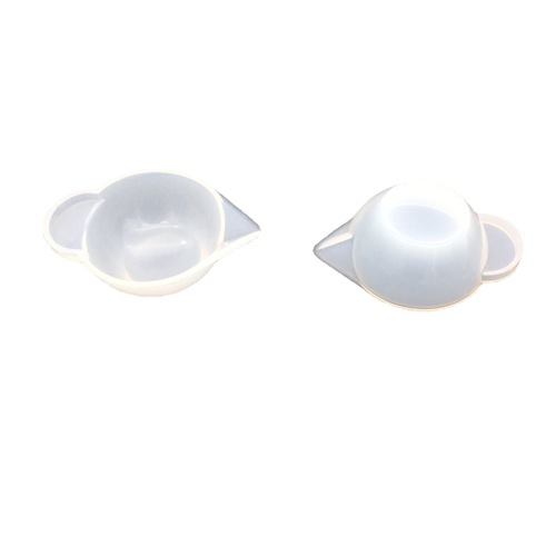 DIY crystal resin pouring cup mold, deaeration silicone for manual jewelry and decor small tools manufacturer