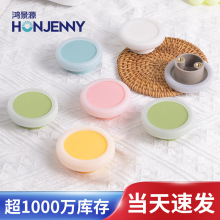 圆形抽屉拉手现代柜子橱柜衣柜门把手 卡通硅胶儿童简约粉色拉手