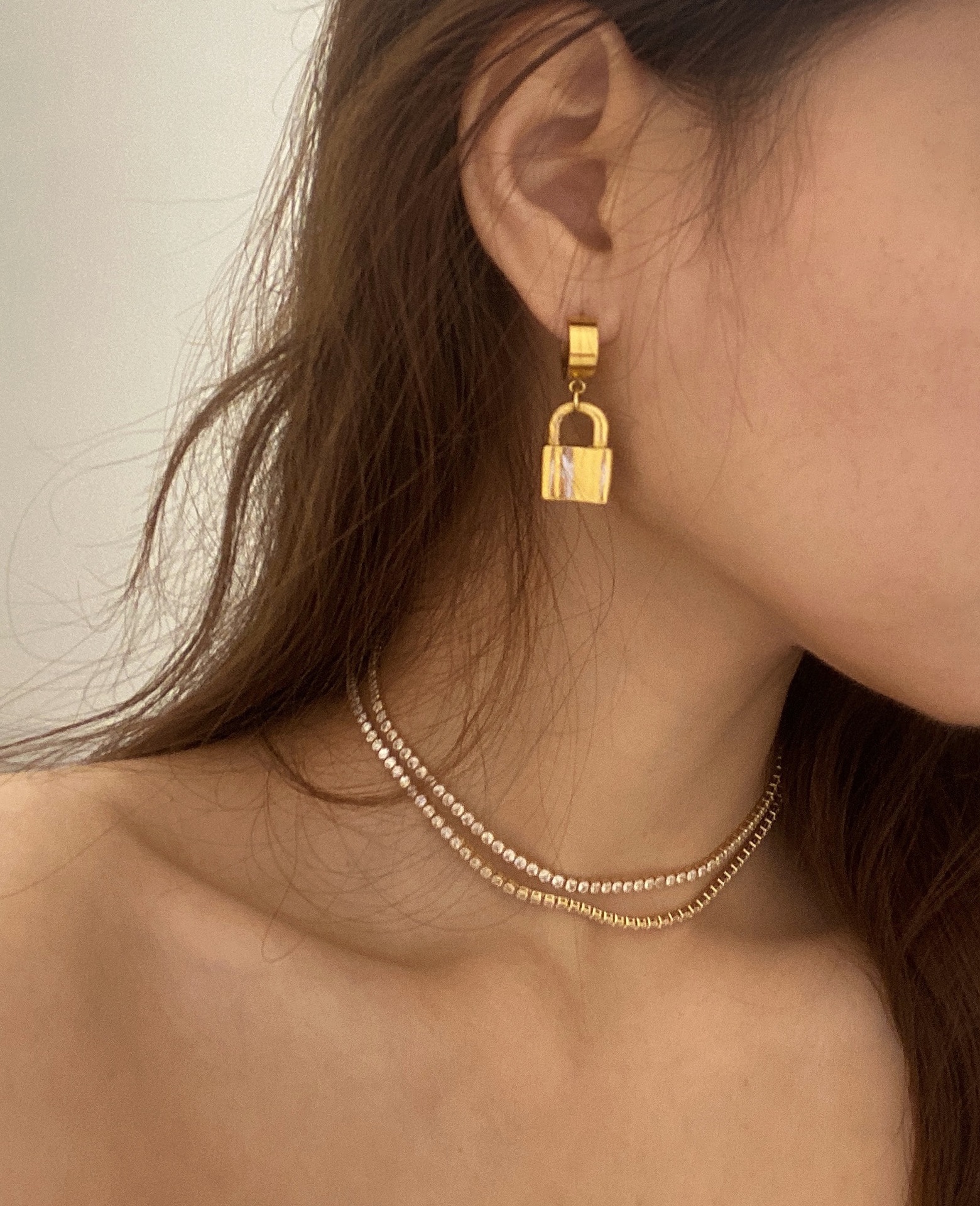 Fashion Solid Color Copper Inlay Zircon Womenu0027S Bracelets Necklace 1 Piece