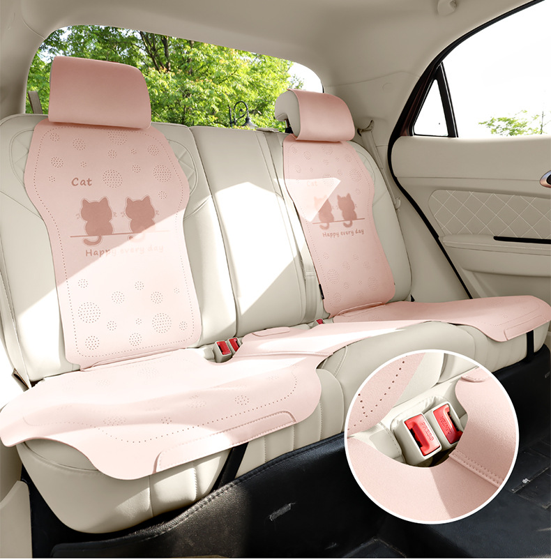 Car Seat Cushion, Universal for All Seasons, Half-Cover Seat Cushion, Winter Car Seat Cover, Trendy New Cute Seat Cover