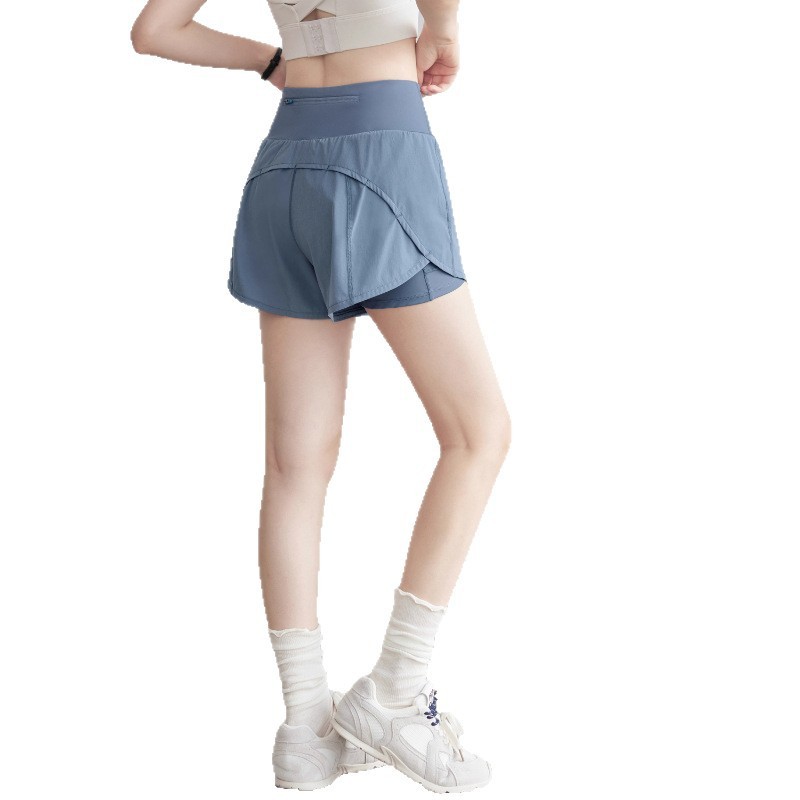 2025夏季新款瑜伽健身短裤宽松防走光健身三分裤运动休闲裤女|undefined