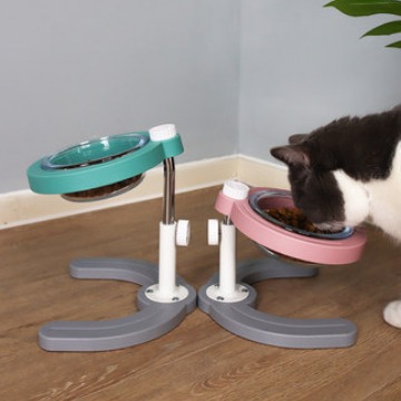 Tazón de gato Tazón de perro Tazón de comida Tazón de comida para gatos Tazón de arroz Tazón de arroz Tazón de gato Tazón individual Agua de doble uso Protección de la columna Productos para mascotas