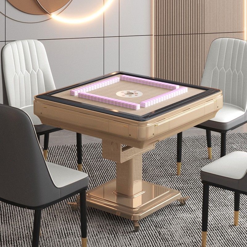 Máquina de mahjong eléctrica plegable doméstica máquina de mahjong automática tabla de mahjong automática especial para sala de ajedrez y tarjetas