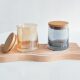 Simple Transparent Sundae Colorful Candle Cup DIY Candle Candle Holder Ornaments in stock Amber Aromatherapy Candle Bottle