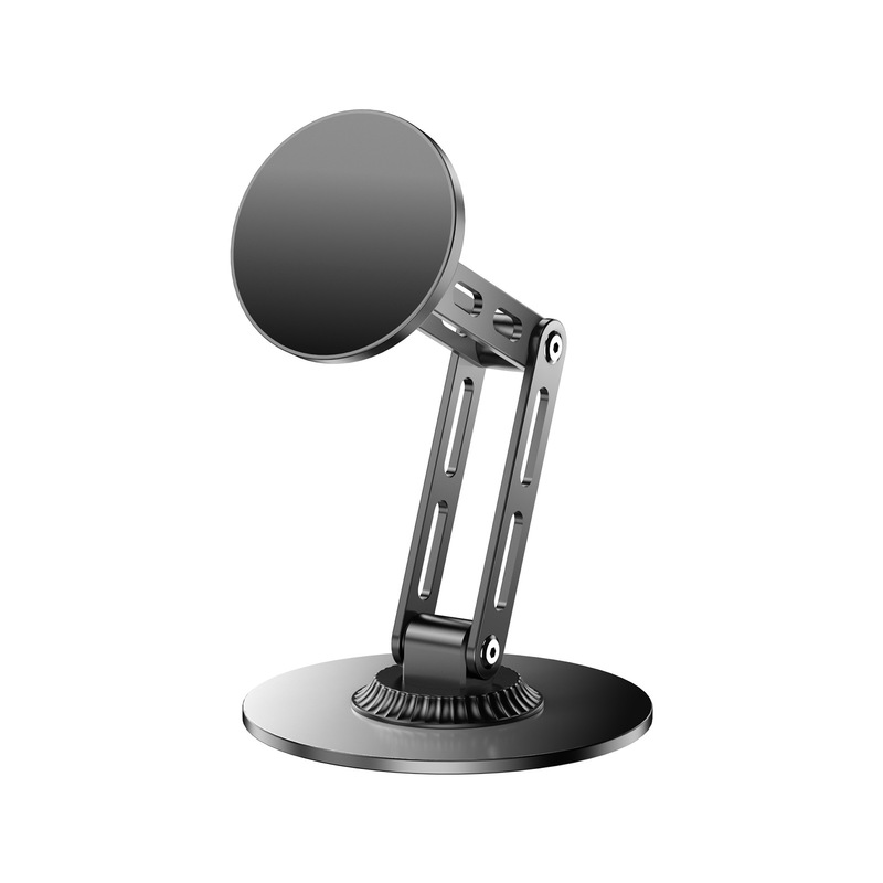 磁吸手机支架双折叠360°旋转全金属桌面直播追剧多功能手机支架|undefined