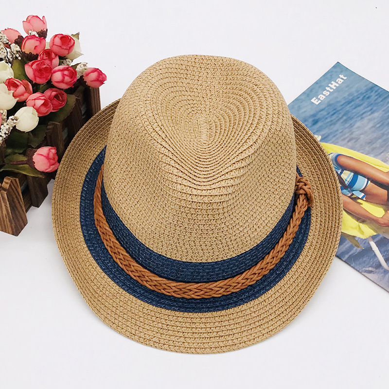 All Seasons Season Unisex Elegant Vacation Simple Style Multicolor Big Eaves Straw Hat