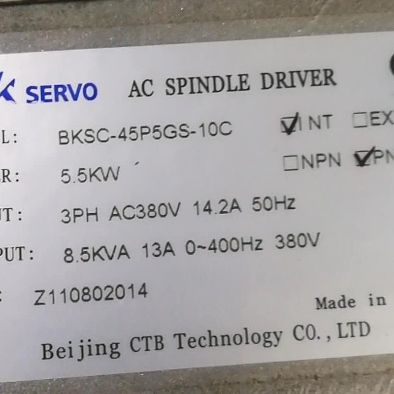 全新原装 BKSC-45P5GS-10C  超同步CTB 交流伺服驱动器