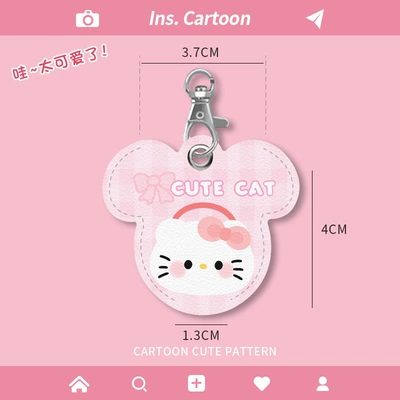 Electric vehicle key cover shell Cover - mickey-card-set-pink-cat