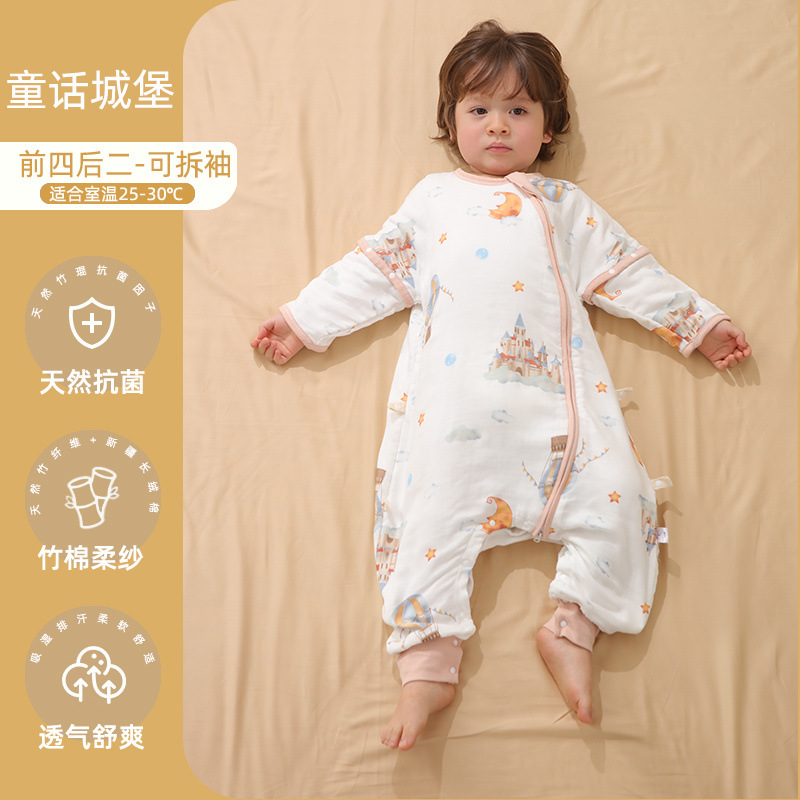 Early summer x bamboo cotton [front 4 back 2 detachable sleeves] fairy tale castle