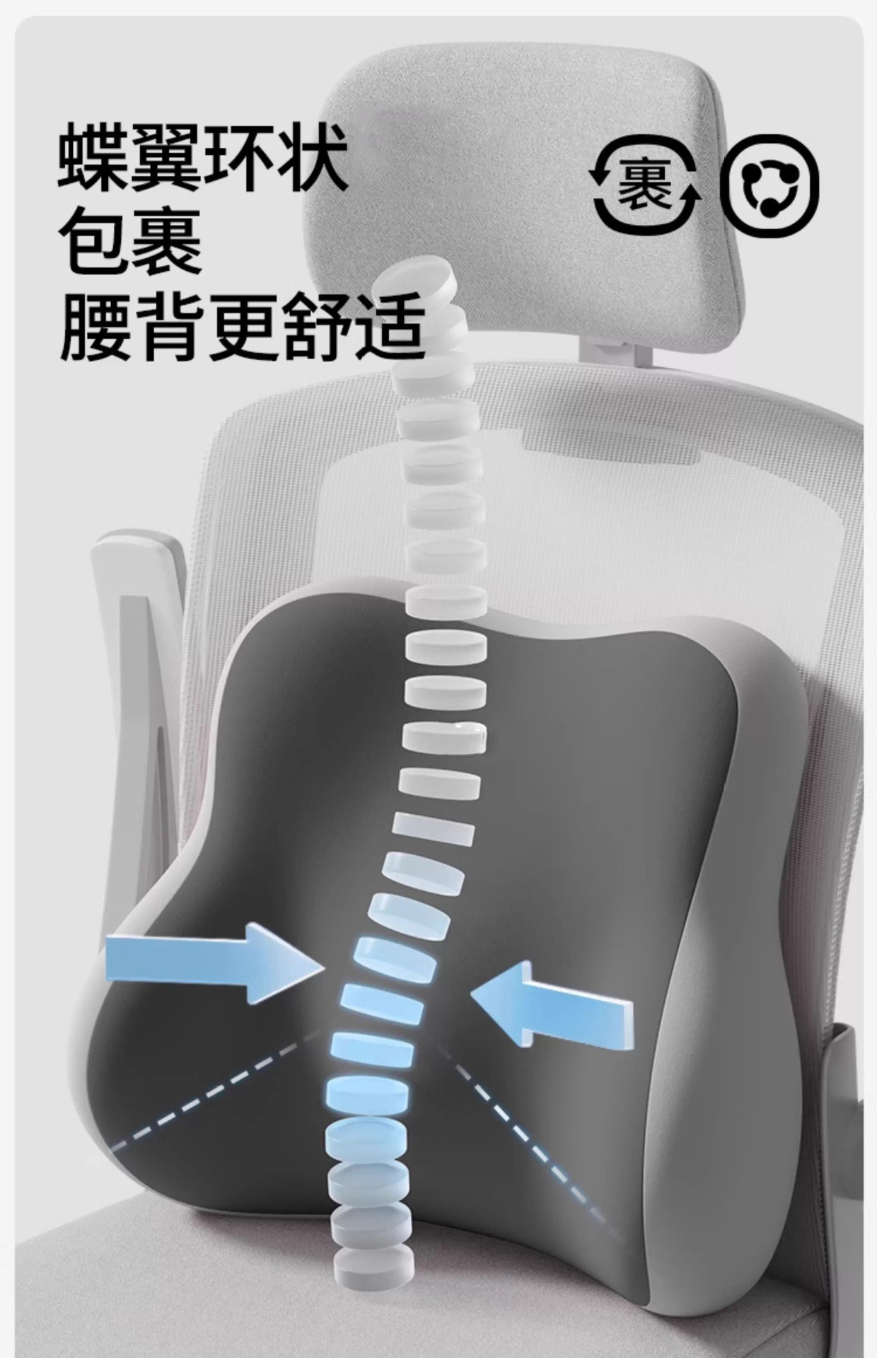 Cross-Border Multifunctional Sedentary Posture Cushion, Office Lumbar Support Pillow, Memory Foam Lumbar Support, Breathable Seat Cushion, Wholesale