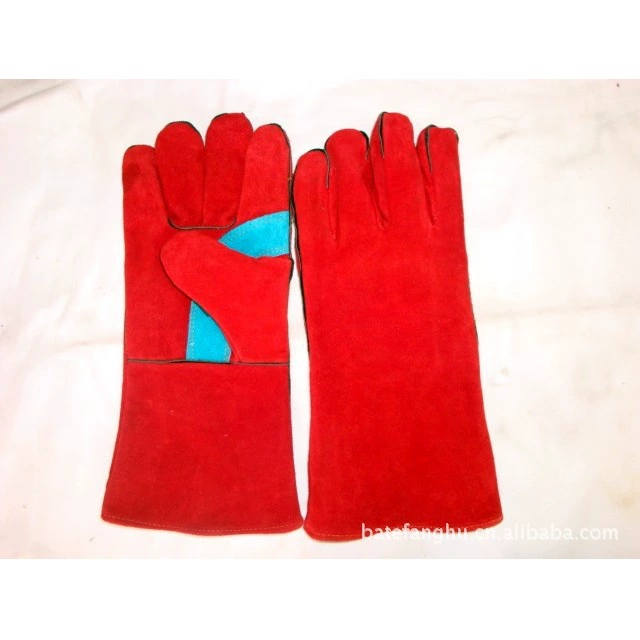 Производитель поставляет удлиненные сварочные перчатки класса AB 16inch из воловьей кожи, сварочные перчатки, перчатки для охраны труда.