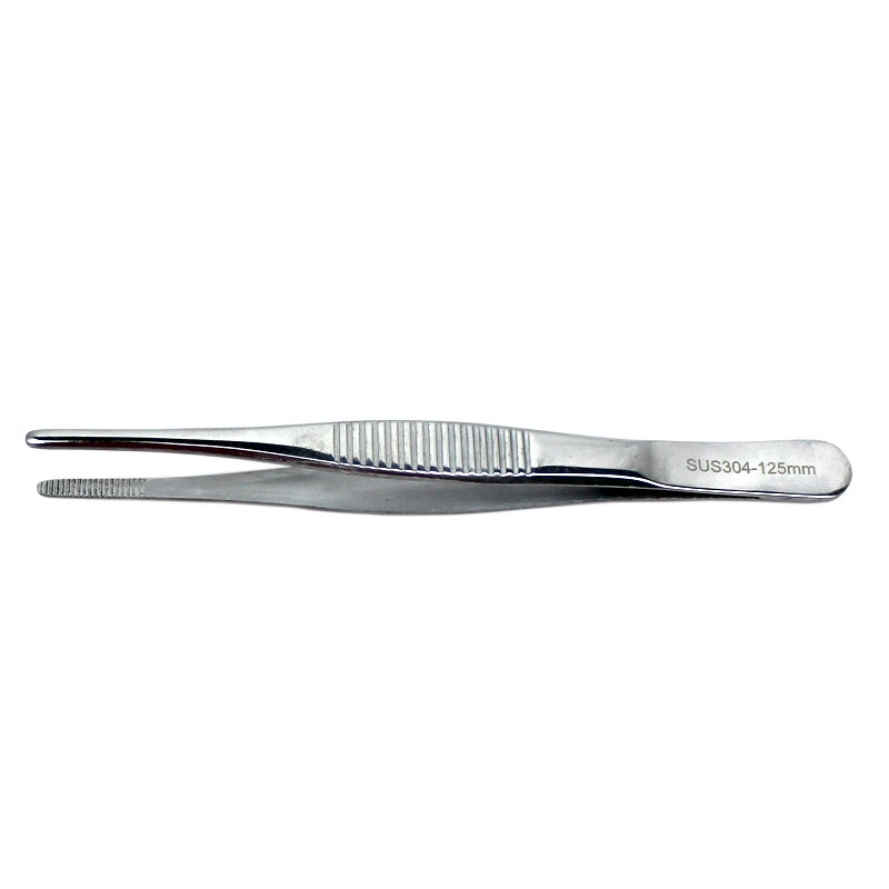 Tweezers stainless steel, scalloped headband handmade
