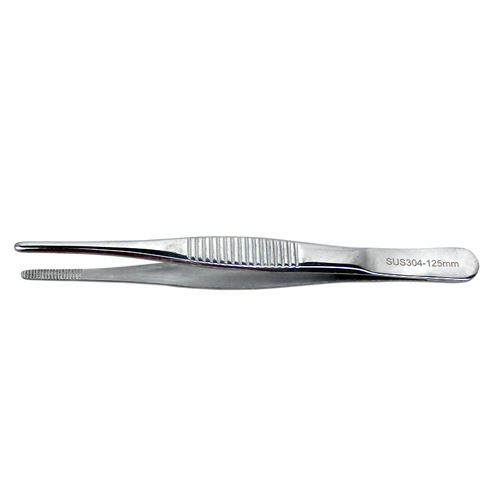 Stainless steel gold bell needle-nose forceps with rounded teeth and curved tips, auxiliary forceps, gardening, tea art, handmade tweezers and clamps