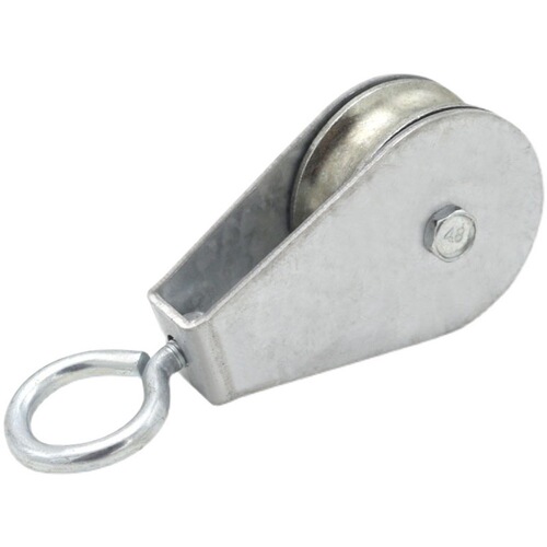 Wholesale lifting crane cable pulley ring bearing wheel wire rope pulley small pulley roller hanging wheel