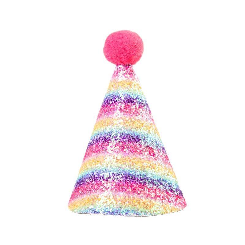 Amazon cross-border mascota brillo sombrero de cumpleaños perro gato fiesta de cumpleaños traje sombrero