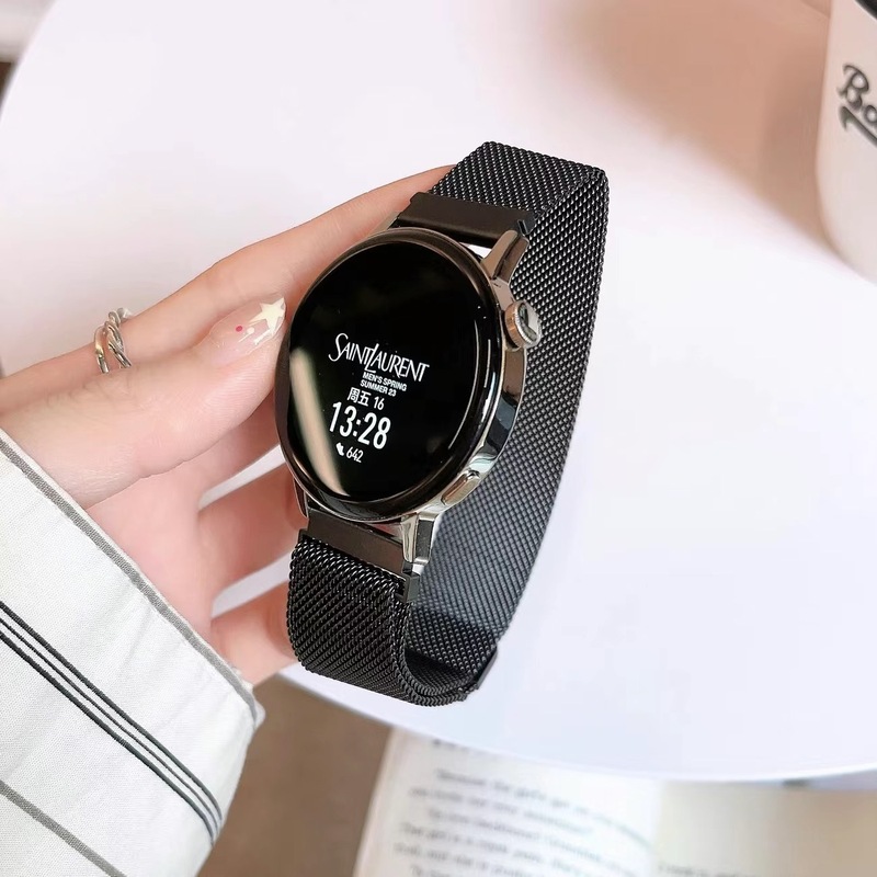 Samsung watch4/5/6/7 ウォッチミラネーゼストラップ Active2 グラデーション GearS3/S4 調整可能に適しています。|undefined