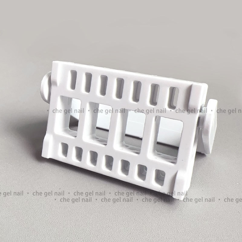16-hole grinding head storage rack-white