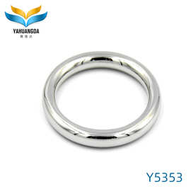 箱包金属环扣 钩扣卡扣 锌合金弹簧挂扣 开口弹簧圈批发31MM