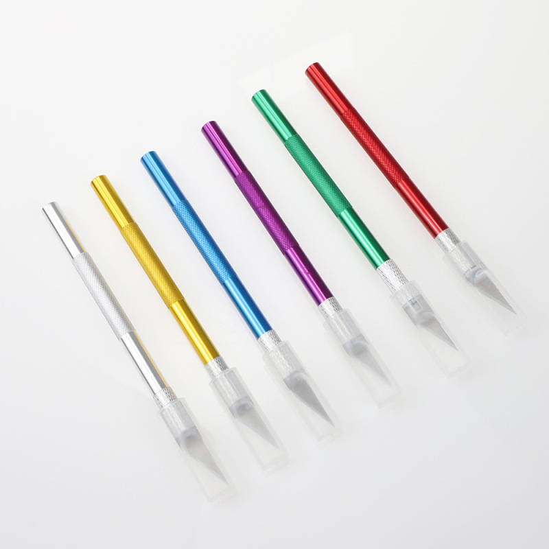 Carving Knife Model Making Tool Set Mobile Phone Film Wood Carving Fruit Carving Knife Aluminum Alloy Metal Utility Knife Carving Knife Model Making Tool Set Mobile Phone Film Wood Carving Fruit Carving Knife Aluminum Alloy Metal Utility Knife