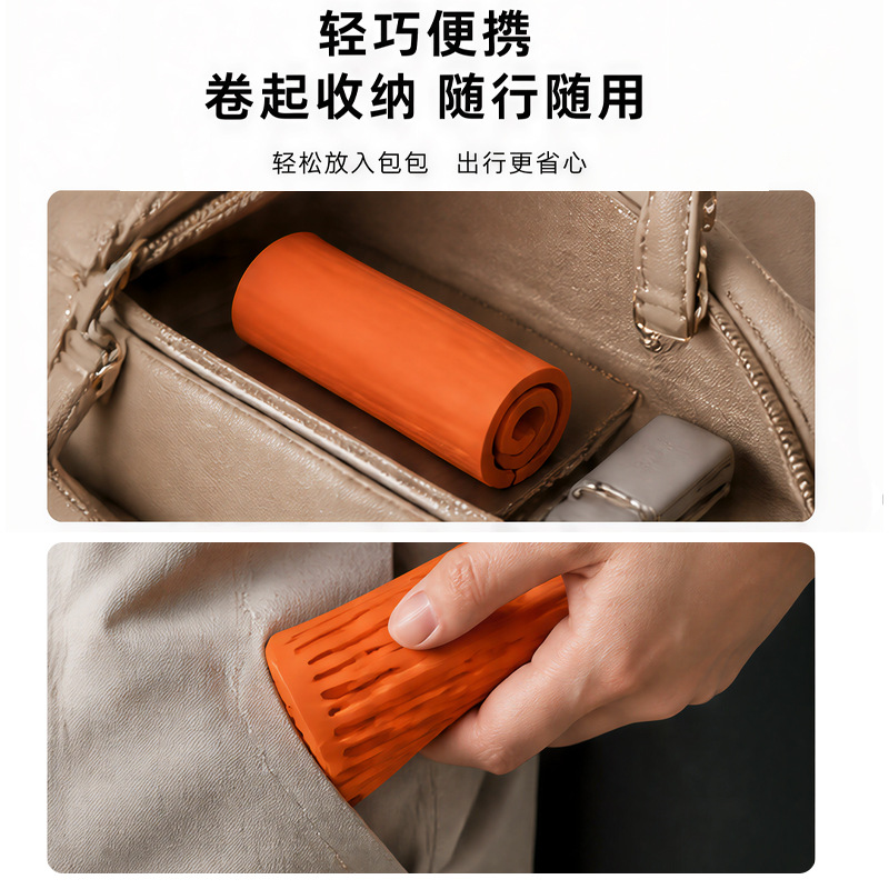 Soporte Plegable de Escritorio para Teléfono y Tableta de Silicona, Deformable, para Escritorio y Oficina