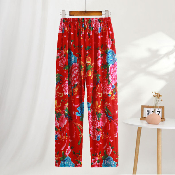 Summer silk elastic shorts