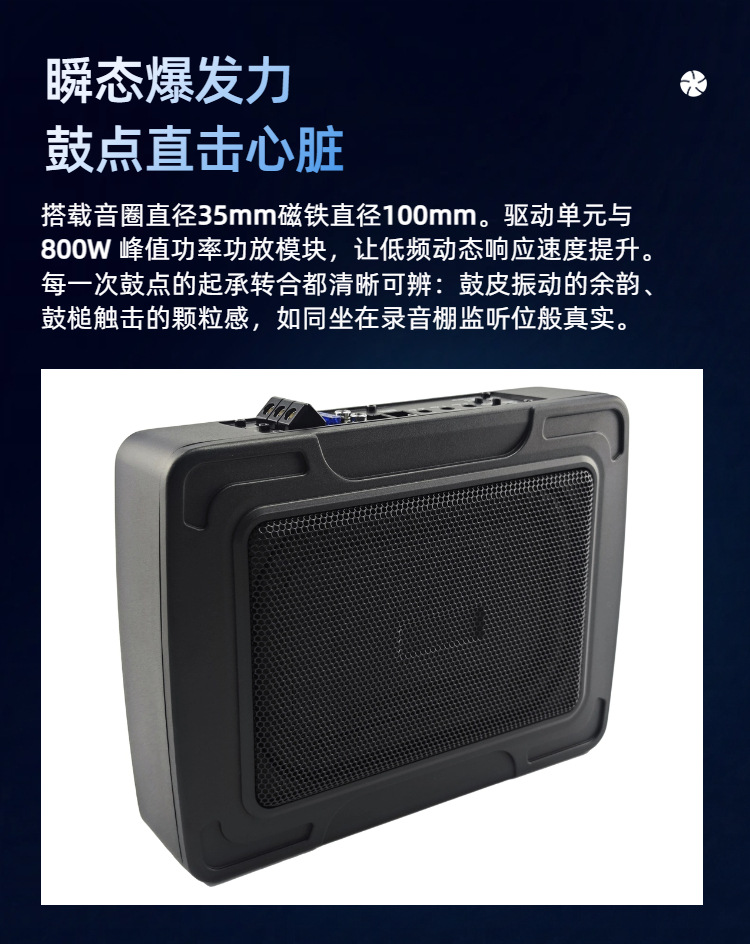Factory Wholesale Car Audio Subwoofer Upgrade Modification Suitable for 6*9inch Small Steel Cannon Car Seat Ultra-Thin Cannon