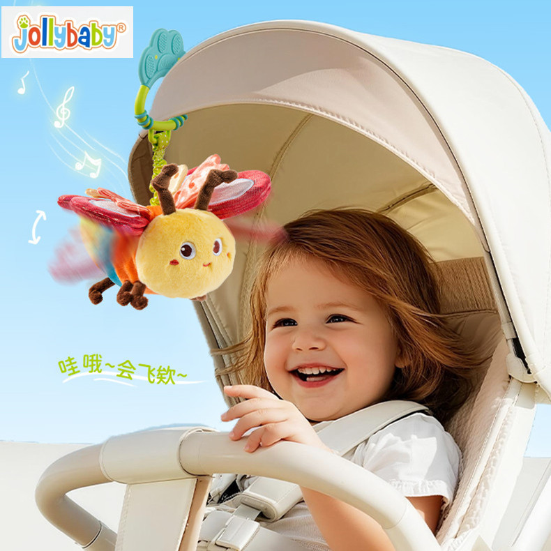 Jollybaby Insectos Fly Baby Calming Muñeca Baby Carriage Colgante Cama de juguetes de peluche 0 - 1