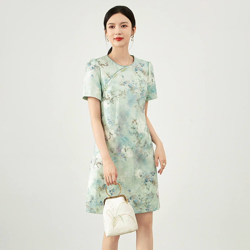Đầm maxi nữ thắt eo mùa hè kiểu mới — 2413411 - Da đen chi tiết 10