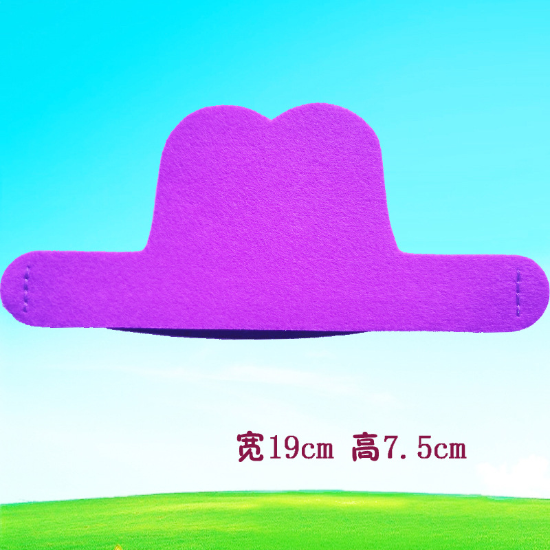 직선형 보라색 머리띠 폭 19cm 높이 8cm / 모든 야드