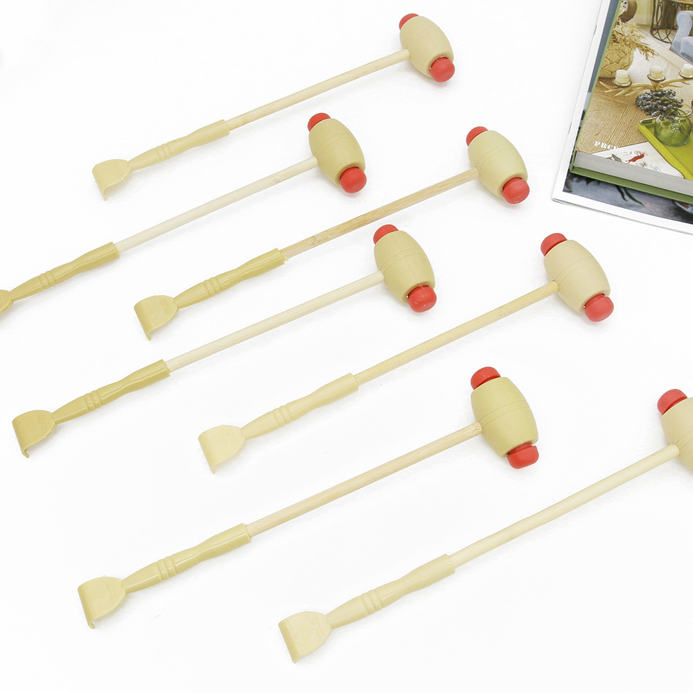 厂家货源塑料手佛锤不求人敲打按摩器抓痒手活锤经络拍