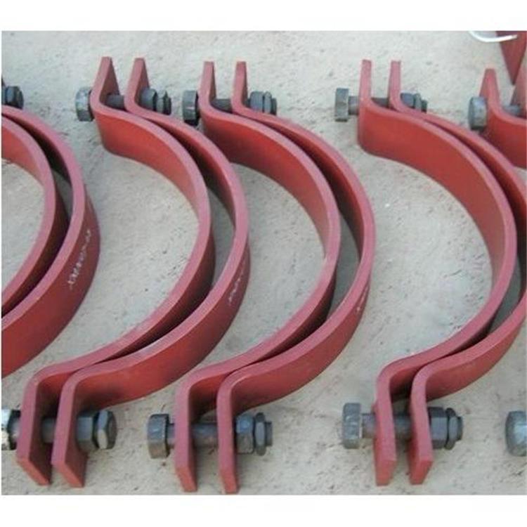 恒轩A13-1双螺栓管夹保冷管用保材质 A14四螺栓管卡量大优惠恒轩