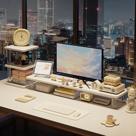 升降桌;电脑桌;书架