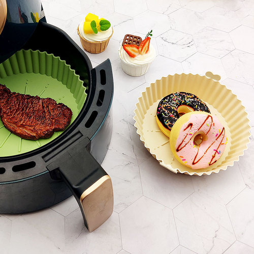 空气炸锅硅胶烤盘Air fryer silicone pot烘培硅胶盘蛋糕烤盘模具