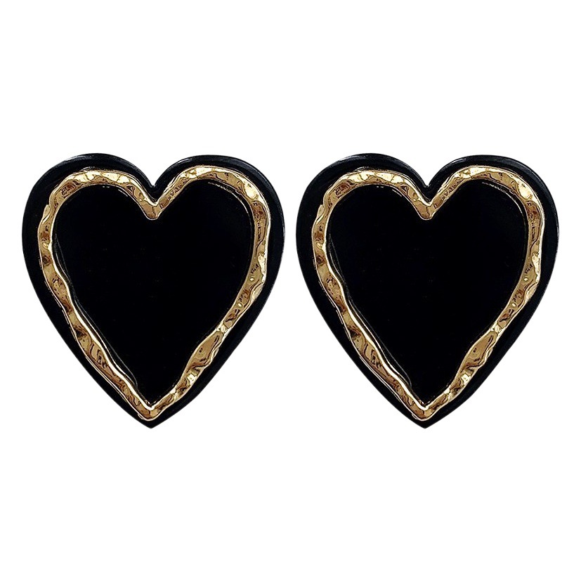 Pendientes de tablero de ajedrez en blanco y negro de nicho retro ins coreanos Pendientes simples de temperamento de personalidad nueva dingzhi