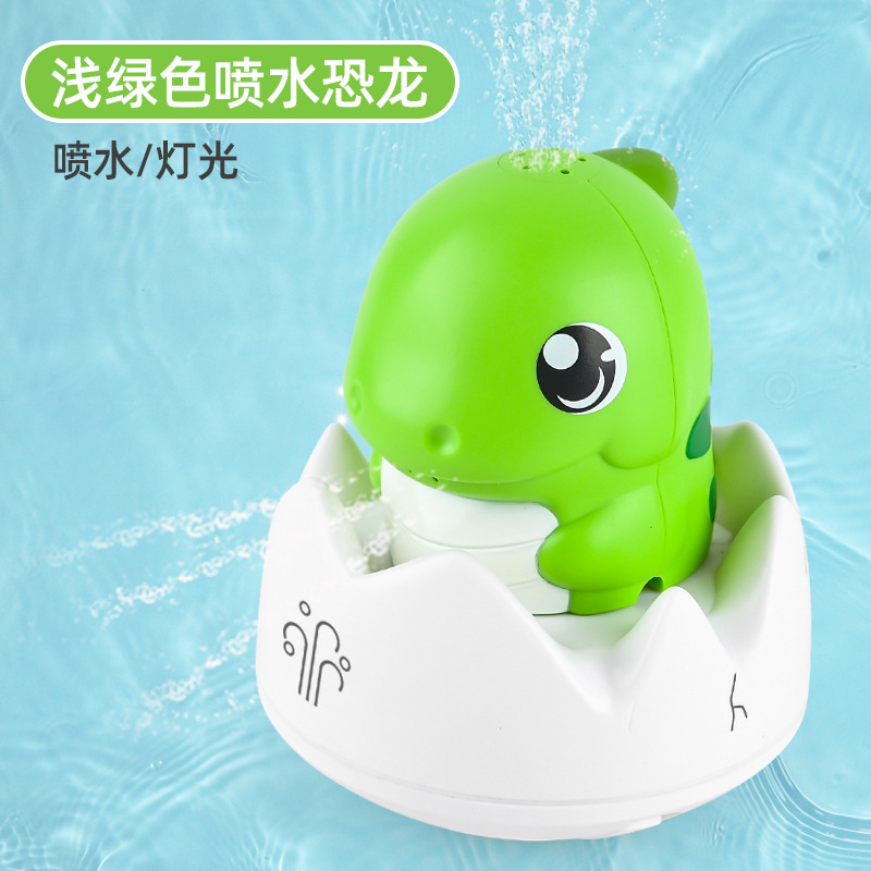 Transfronterizo Amazon spray de agua de cocodrilo Baño de juguete de luz eléctrica giratoria cabeza de ducha niños y niñas niños Baño