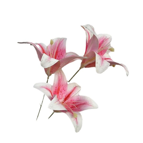 3-head 3D lily artificial flower table decoration wedding wedding…