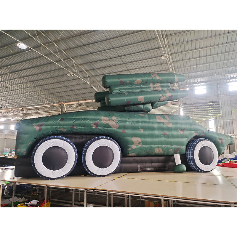 充气坦克仿真气模模型伪装器材假目标军事演习军用放空战车道具