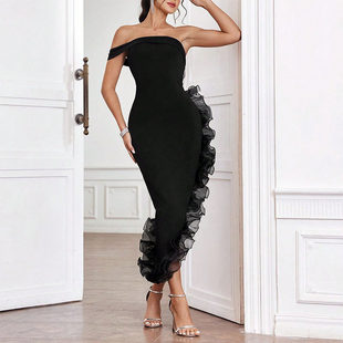 (Cross-border trading), summer sexy dress, European style, hip-accented