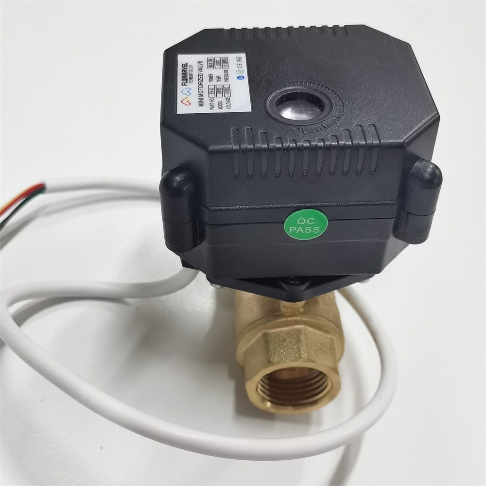 上海9V12V24V220v电磁阀太阳能热水器dn15二通三通智能电动阀