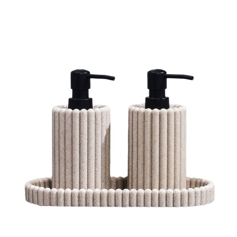 Retro ins viento desinfectante de manos botella de caja de botella de presión una variedad de higiene adecuada set de lavado hisopo de algodón