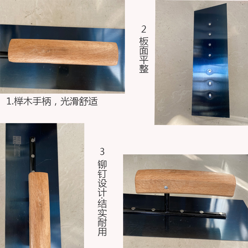 Al por mayor 30 40 largo asado azulado madero de madera de alquiler de cuchillo de acero de manganeso asado azulado