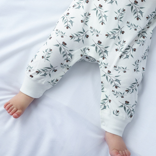 Cross-border baby spring jumpsuit foreign trade ins style baby clothes baby spring and autumn pure cotton boneless crawling clothes