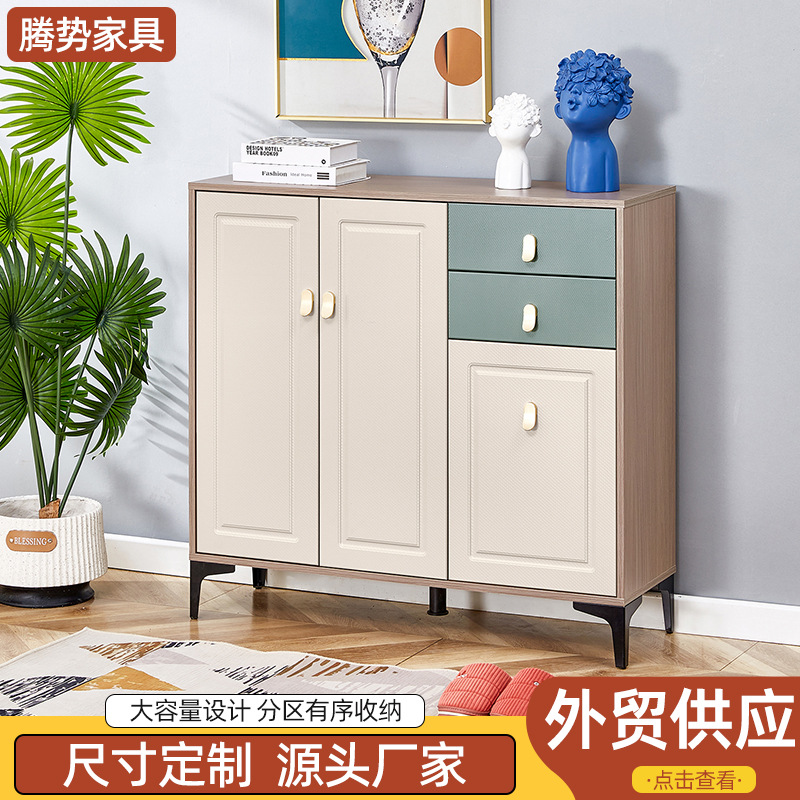 Modern Minimalist Home Kitchen Sideboard Master Cream Style Living Room Storage Cabinet Light Luxury Entrance Storage Cabinet