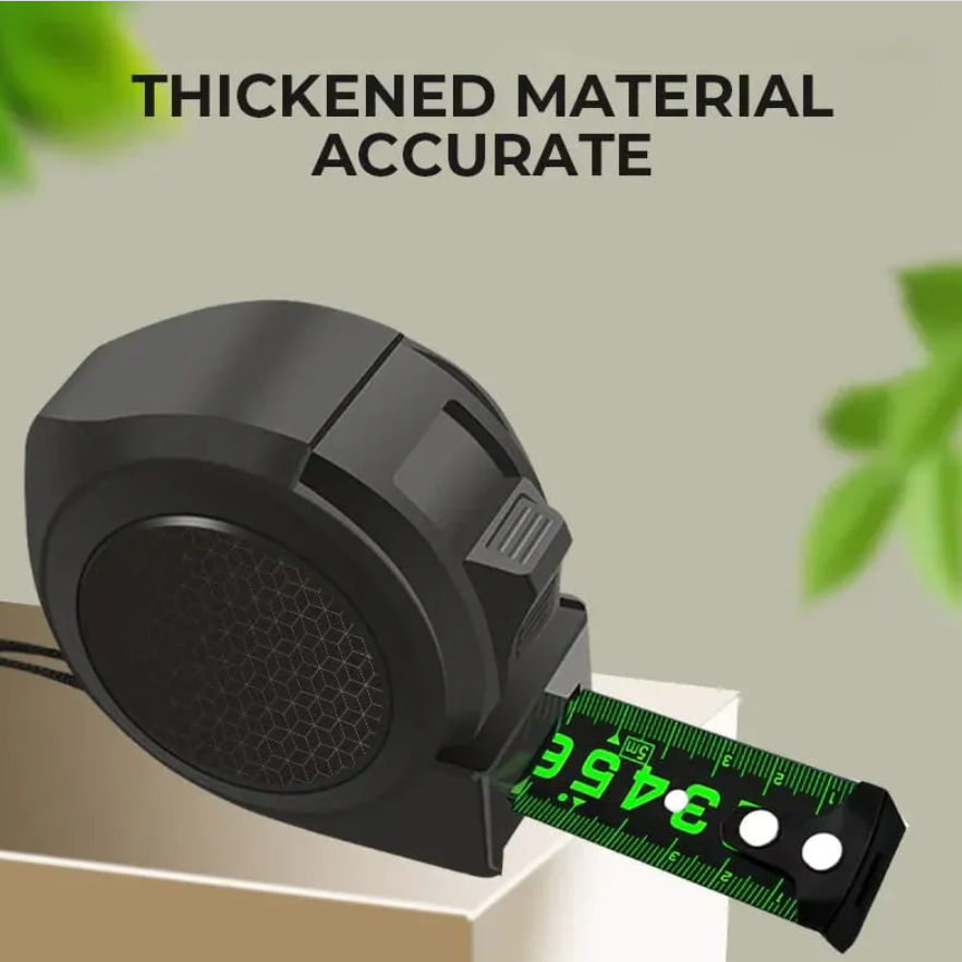 一件代发黑科技黑夜荧光5米钢卷尺加厚耐磨盒尺7.5米10米盒尺卷尺