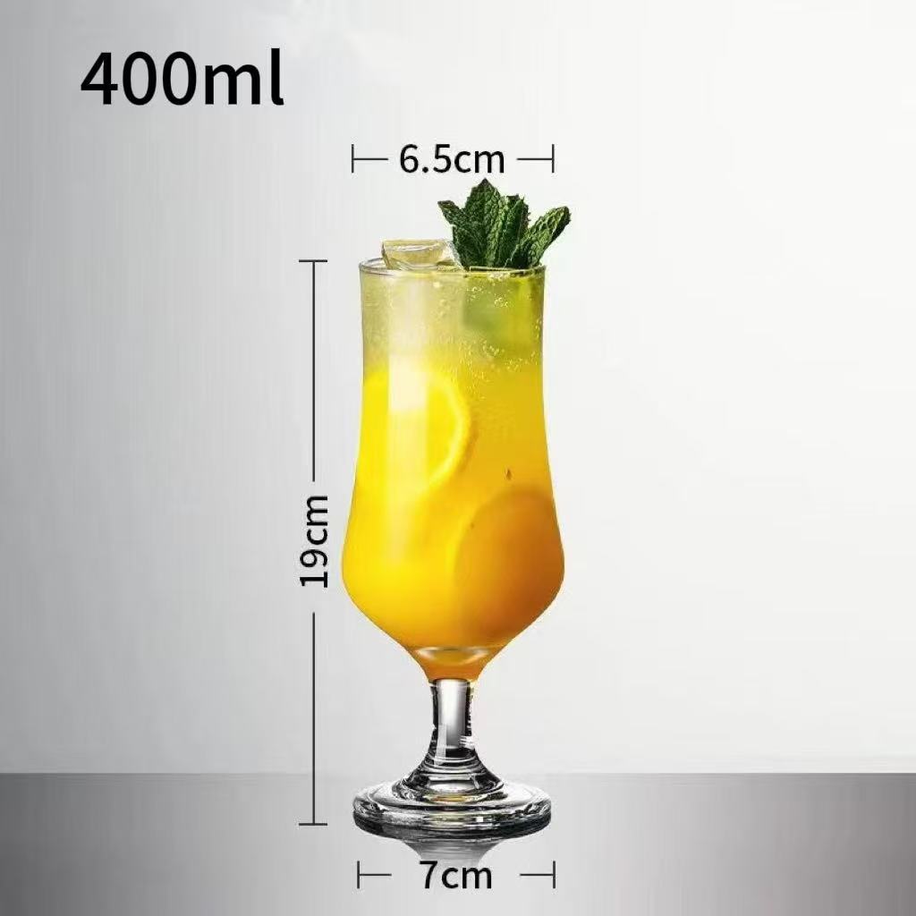 Coctel taza de combinación para damas mezclar taza de bebida fría batido taza de jugo taza de vino de vidrio sensación de alto nivel