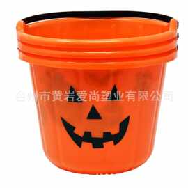 美国热销】专业生产外销欧美食品级精美塑料鬼节桶