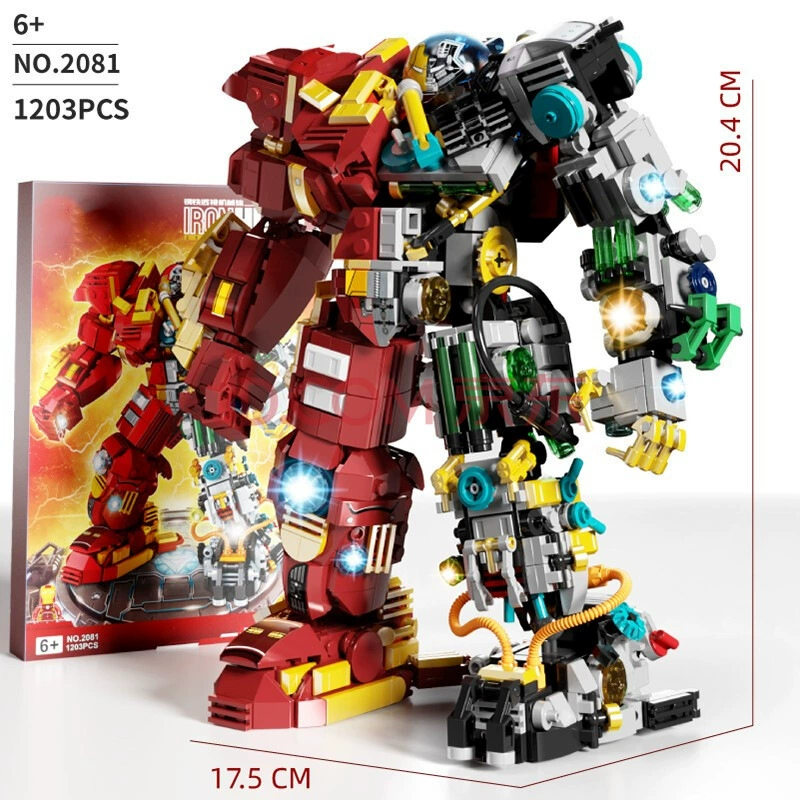 Конструктор Lego Мстители: Механизированный трансформер, Железный человек и Халк, несколько наборов